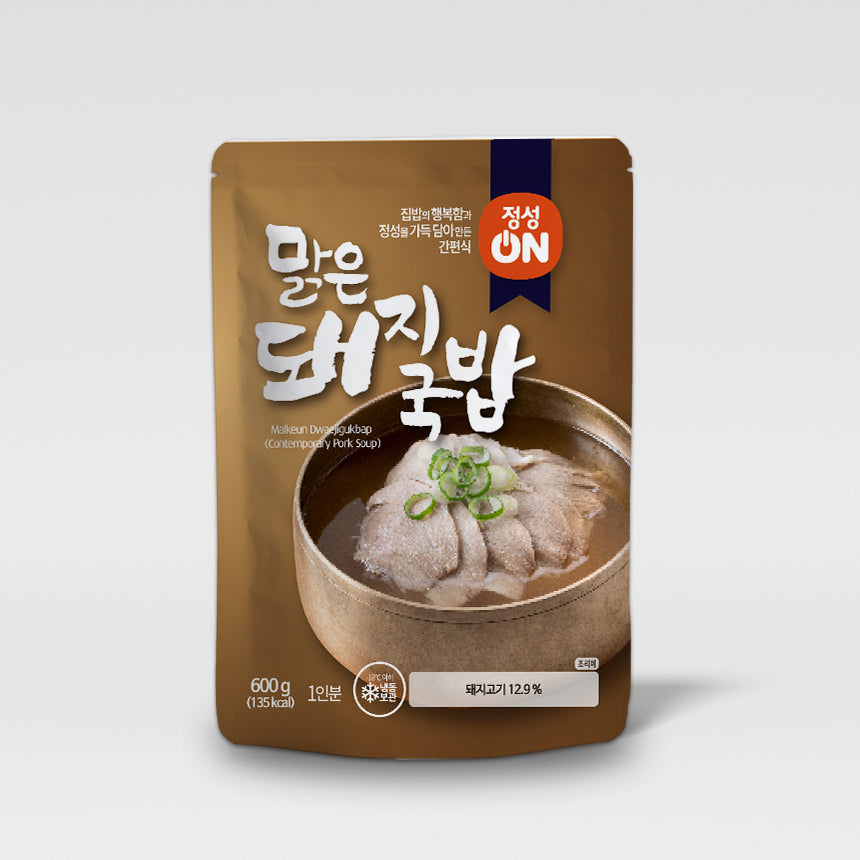 9017 Chowon Pork and Rice Soup 정성온 맑은 돼지국밥(냉동) 600g