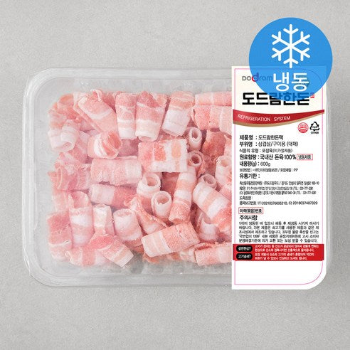 9021 Dodram Grilled Thin-sliced Pork Belly 500g 도드람한돈 대패삼겹살 500g