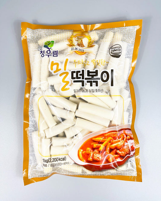 9133 Cheongwoorim Tteolbokki Rice Cake(Flour) 400g 청우림 밀떡볶이 400g