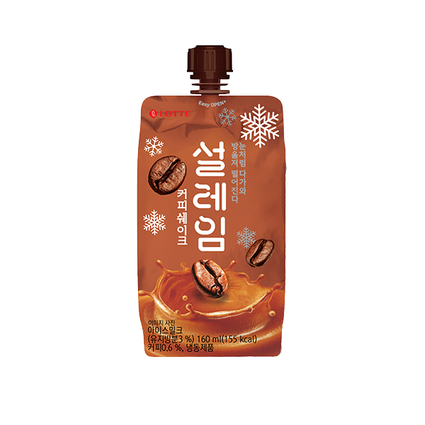 [Market Hot Deal] 9202 Lotte Iced Coffee Shake 롯데 설레임 커피쉐이크 35%OFF