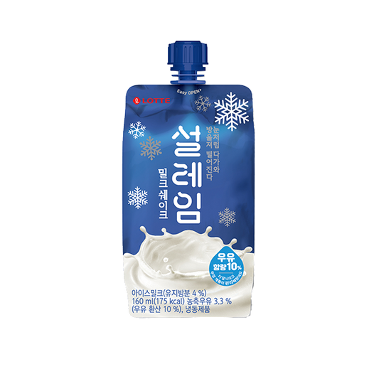 9203 Lotte Snow Ice Milk Shake 롯데 설레임 밀크쉐이크