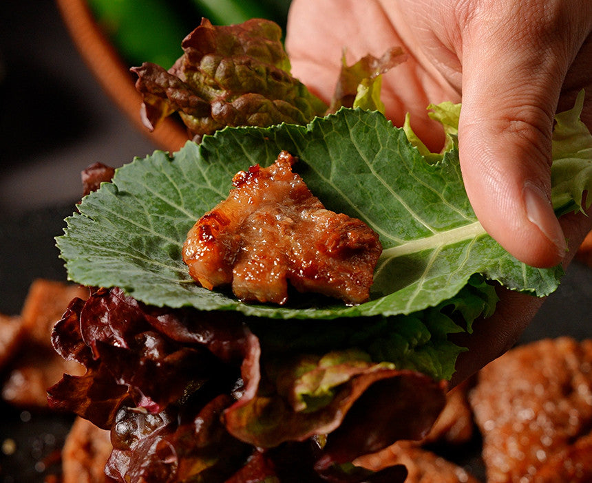 9322 Marined Pork Shoulder 갈비아저씨 양념목살 108(냉동) 300g