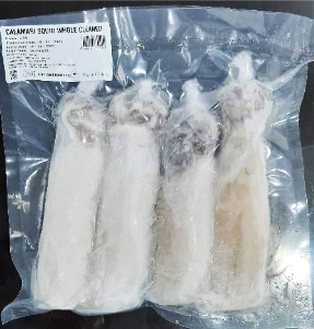 9561 Cleand Calamari around 1kg 손질 한치 1kg내외(3~5마리)