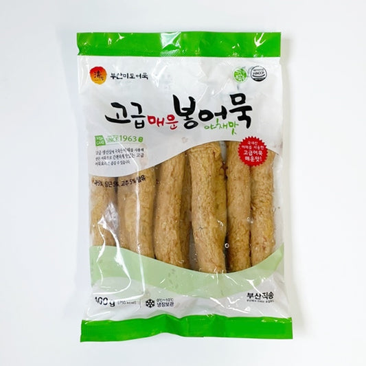 9708 Mido Fish Cake, Spicy Stick 400g 미도식품 고급 매운 봉어묵