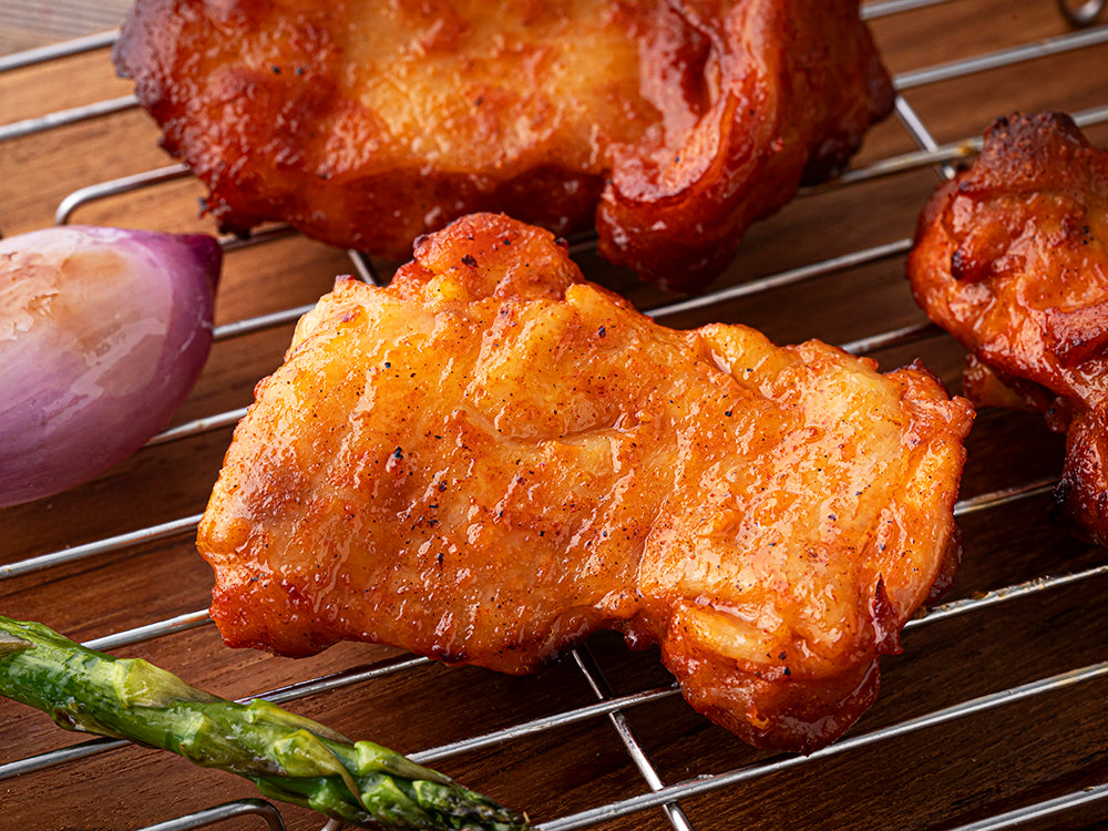 9811 Moguchon Oven Chicken Thigh Charcoal Seasoned 400g 목우촌 오븐 닭다리살 숯불양념맛