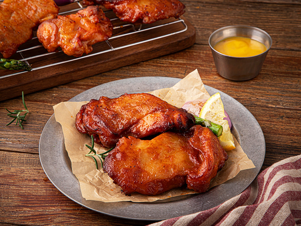 9811 Moguchon Oven Chicken Thigh Charcoal Seasoned 400g 목우촌 오븐 닭다리살 숯불양념맛