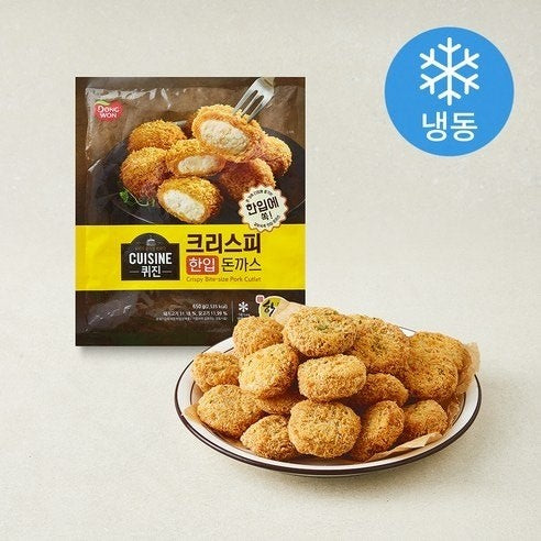 9865 Dongwon Cuisine Pork Cutlet 동원 퀴진 크리스피 한입돈까스 450g