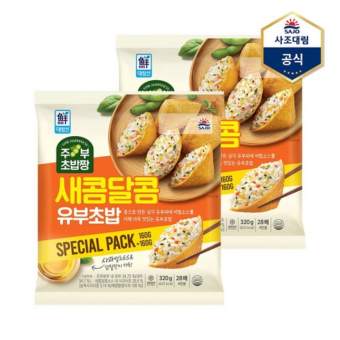 9912 Daelim Korean-Style Tofu Pocket Sushi 대림선 주부초밥짱 320g