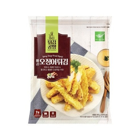 9922 Saongwon Spicy Fried Squid 사옹원 매콤오징어튀김 350g