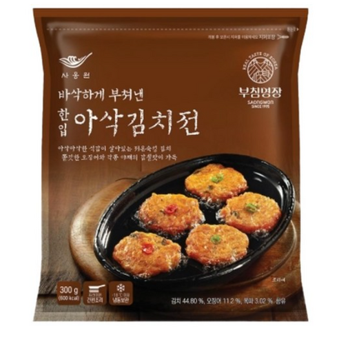 9925 Saongwon Kimchi Pancake 사옹원 부침명장 한입아삭김치전 300g