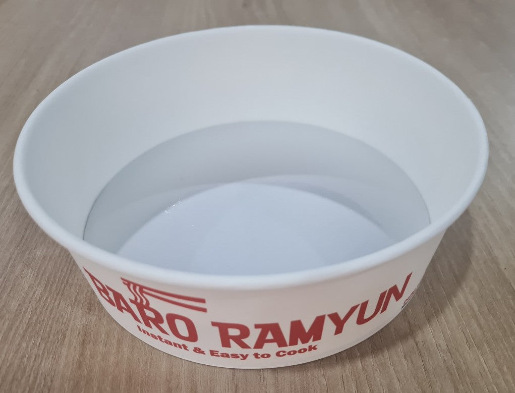 0501 Baro Paper Ramyun Bowl Box(300pcs inside) 바로 종이 라면 용기 박스(300개입)