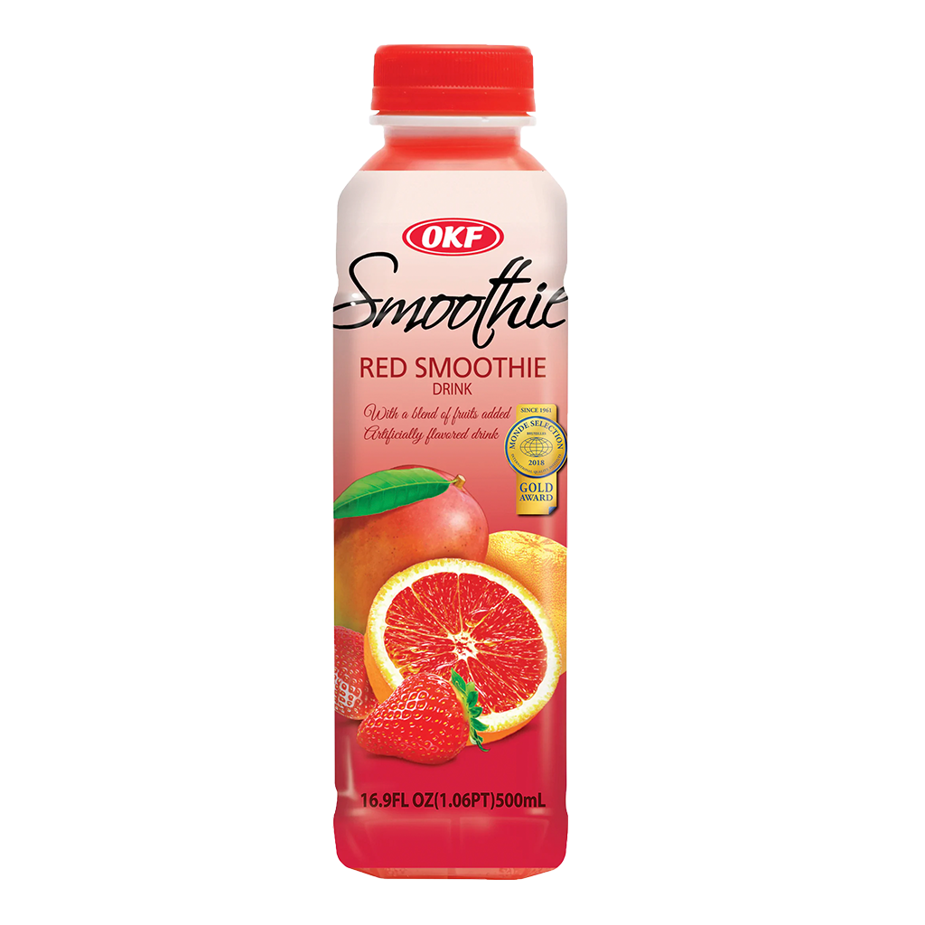 1454 OKF Red Smoothie Drink OKF 스무디 레드 350ml