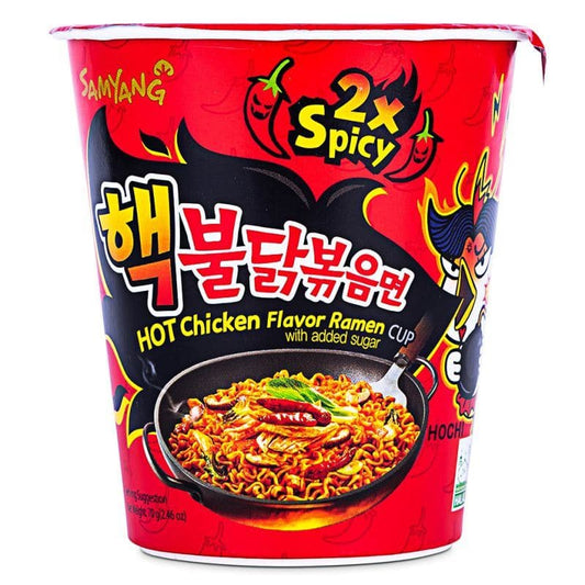 2148 Samyang Foods Extreme Hot Chicken Cup 삼양 2배 매운 핵불닭볶음면(수출용)